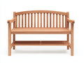 Panche da giardino - Legno - 152 x 62 x 96 cm - Marrone chiaro - Classico