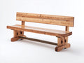 Panche da giardino - Legno - 190 x 60 x 89 cm - Legno naturale - Tradizionale