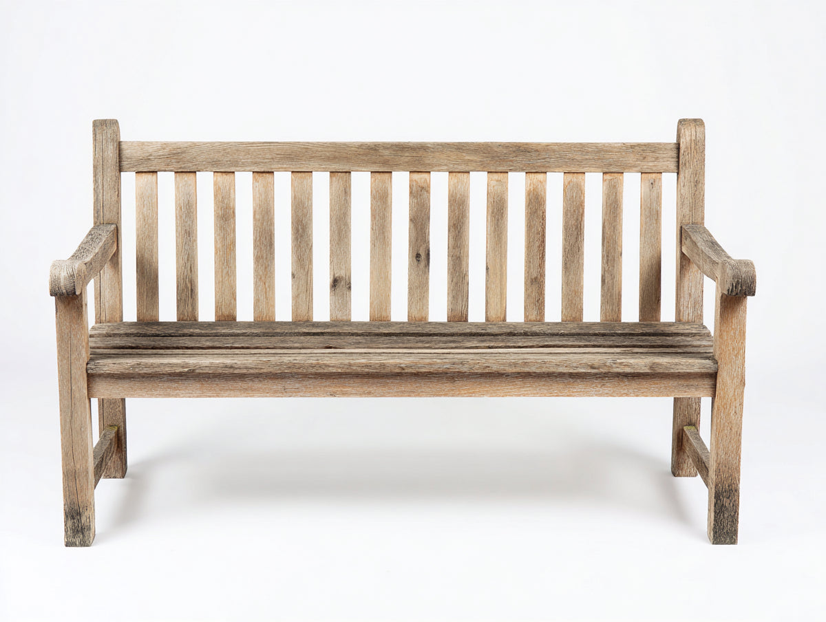 Panche da giardino - Legno - 150 x 60 x 90 cm - Marrone naturale - Rustico